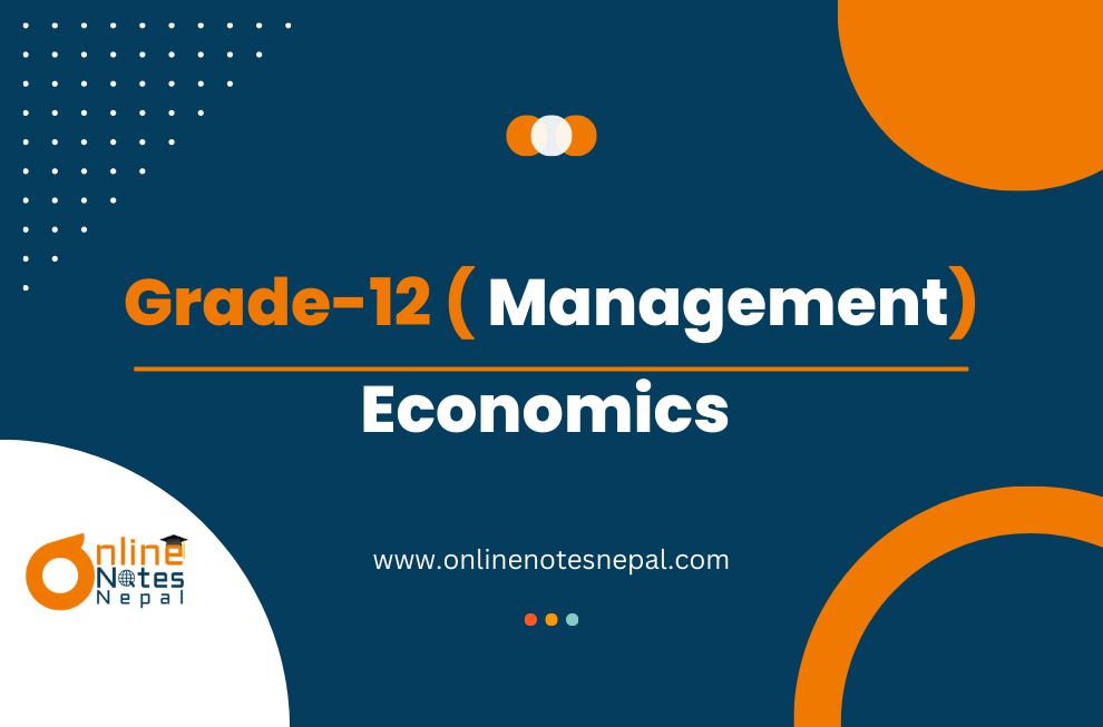 Economics - Grade 12 (Management)